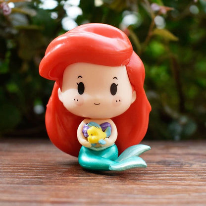 Disney Princesa Ariel Elsa Anna Bela Branca De Neve Cinderela Branca De Neve Fada Pvc Figura De Ação Boneca Decoração Brinquedos Para Crianças Presente