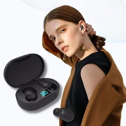 Fone de Ouvido Bluetooth Sem Fio E6S TWS Fone de Ouvido Bluetooth Sem Fio Fones de Ouvido Sem Fio com Cancelamento de Ruído com Microfone