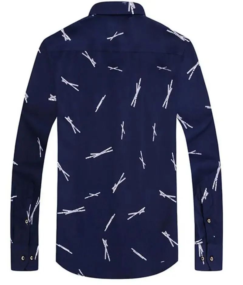 Quality Plaid Casual Men's Shirt Slim Fit Formal & Business Party Man Spring Long Sleeve New Men Floral for Mens Dress Shirt