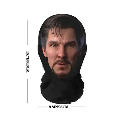 3D Printed Pattern Stephen Strange Elastic Mesh Masks Cosplay Super Heros Funny Full Face Mask Party Props