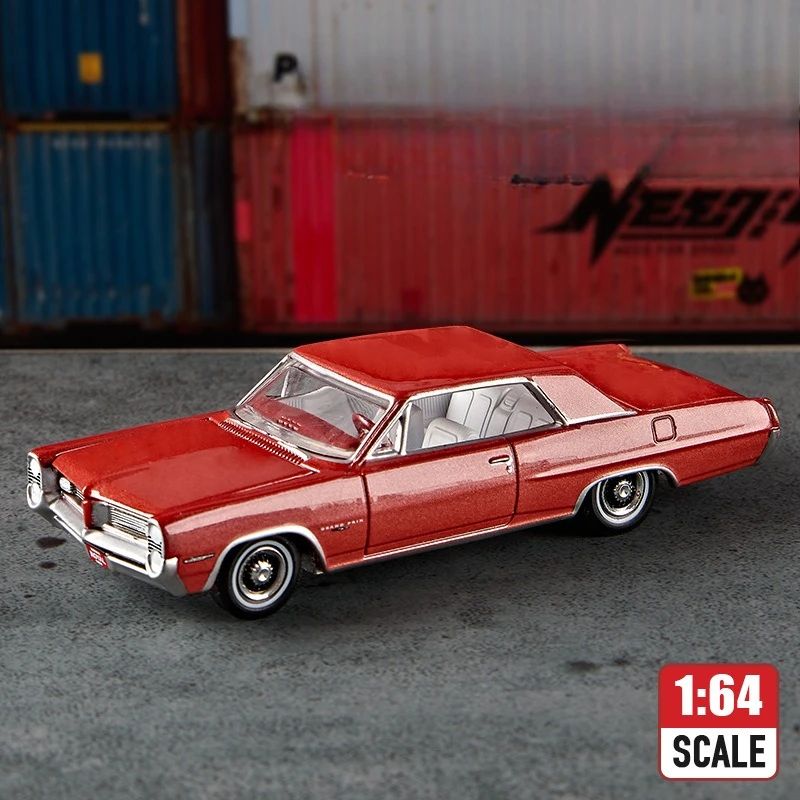 1:64 GT500 Supra Pontiac Carro Esportivo de Liga Modelo Miniatura de Metal Série Escala Veículos Modelo Brinquedo Presente para Crianças