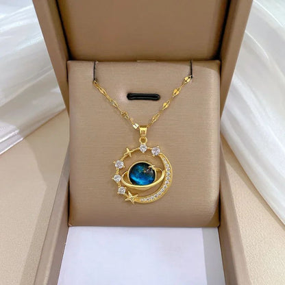 Colares Para Mulher Colar Delicado e Belo de Pingente Estrelado com Zircônia Micro-Incrustada Pingentes de Luxo ?????