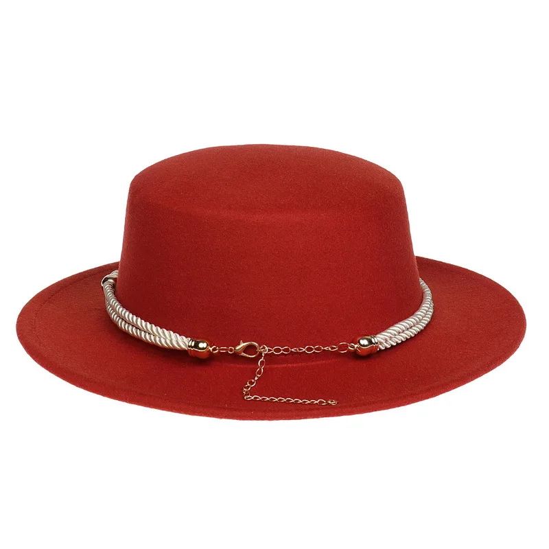 British Style Felt Fedora Jazz Hat Elegant Wedding Party Trilby Lightweight Unisex Fashionable Headwear