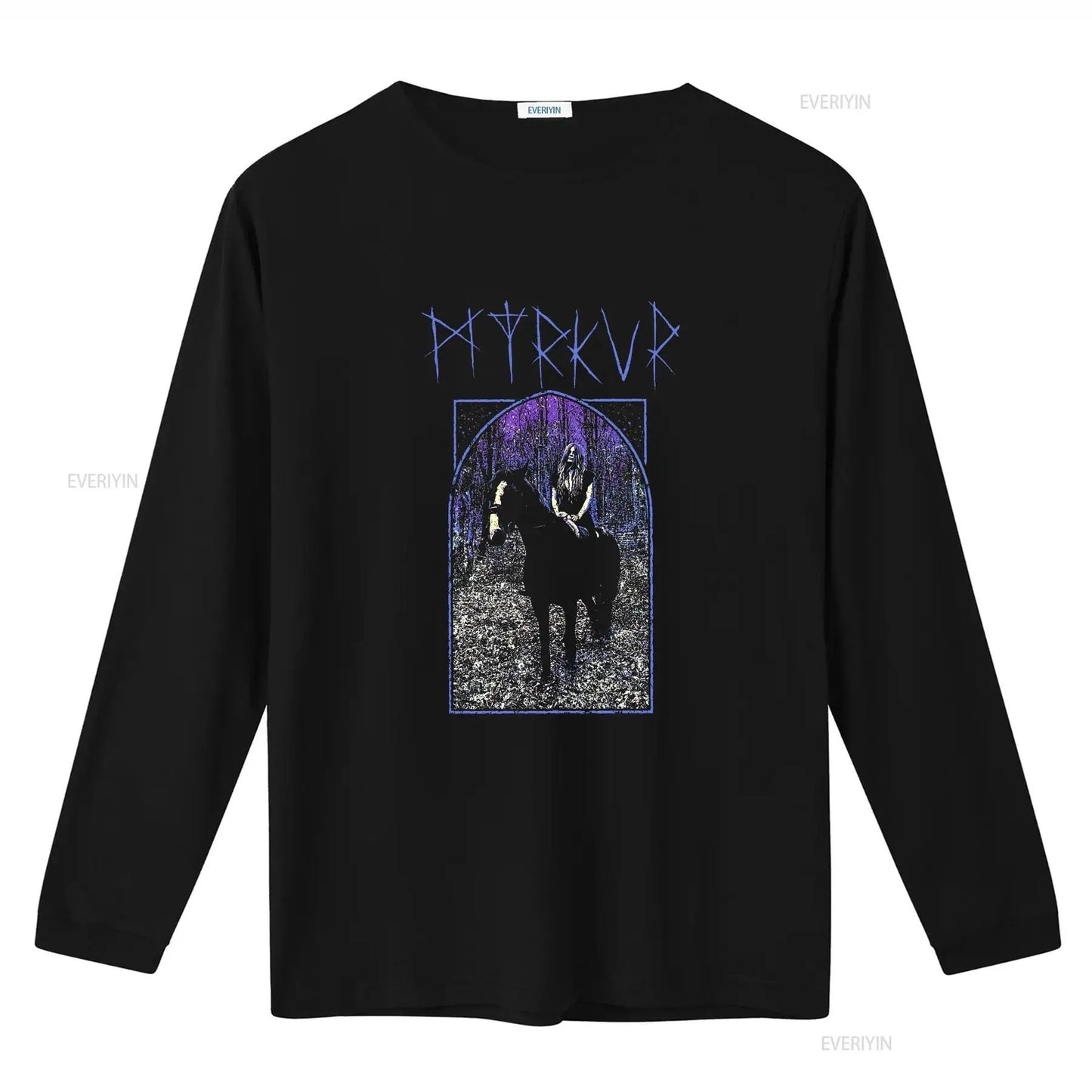 myrkur juniper T Shirt vintage Washed homme Stylish Unisex graphic designer clothes streetwear fashion Slightly Breathable