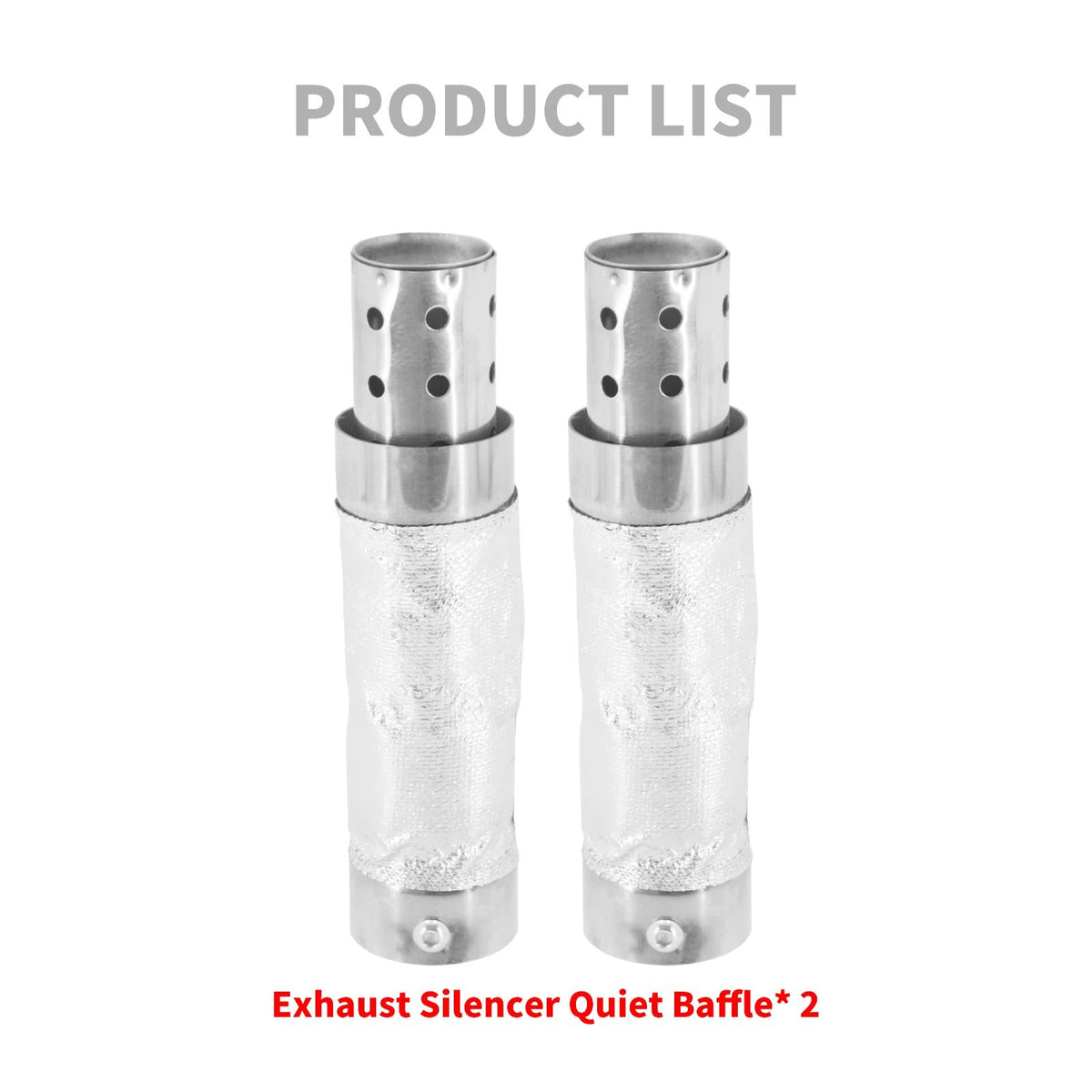 Motorcycle Universal Quiet Baffle Exhaust Pipe Muffler For Harley Sportster XL 48 883 Touring Street Glide Softail Dyna