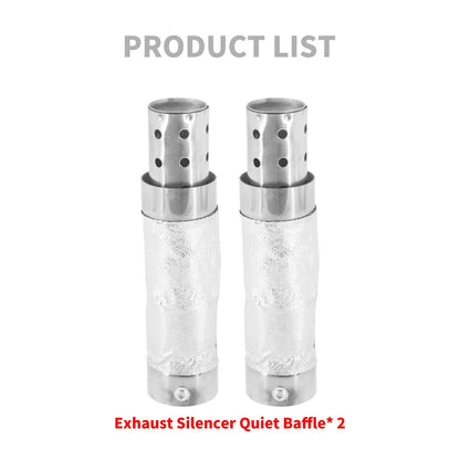 Motorcycle Universal Quiet Baffle Exhaust Pipe Muffler For Harley Sportster XL 48 883 Touring Street Glide Softail Dyna