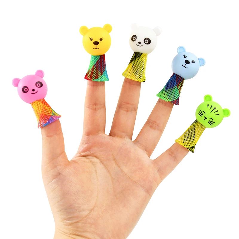 Creative Animal Jumping Doll Toys Cartoon Multicolor Bouncing Elf Christmas Gift Kids Birthday Party Favors Toys School Prizes