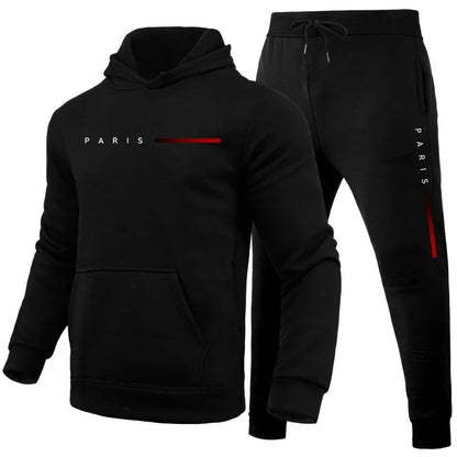 Hot Sale Men's Tracksuit Men Daily Comfortable Single Hooded Sportswear and Sweatpants Man Fashion Sports Suits Jogging Simple