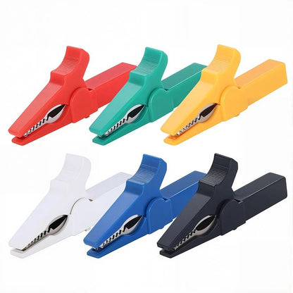 55mm Insulated Crocodile Clamp Alligator Clips Multimeter Pen Battery Test Probe for 4mm Banana Plug Cable Clips