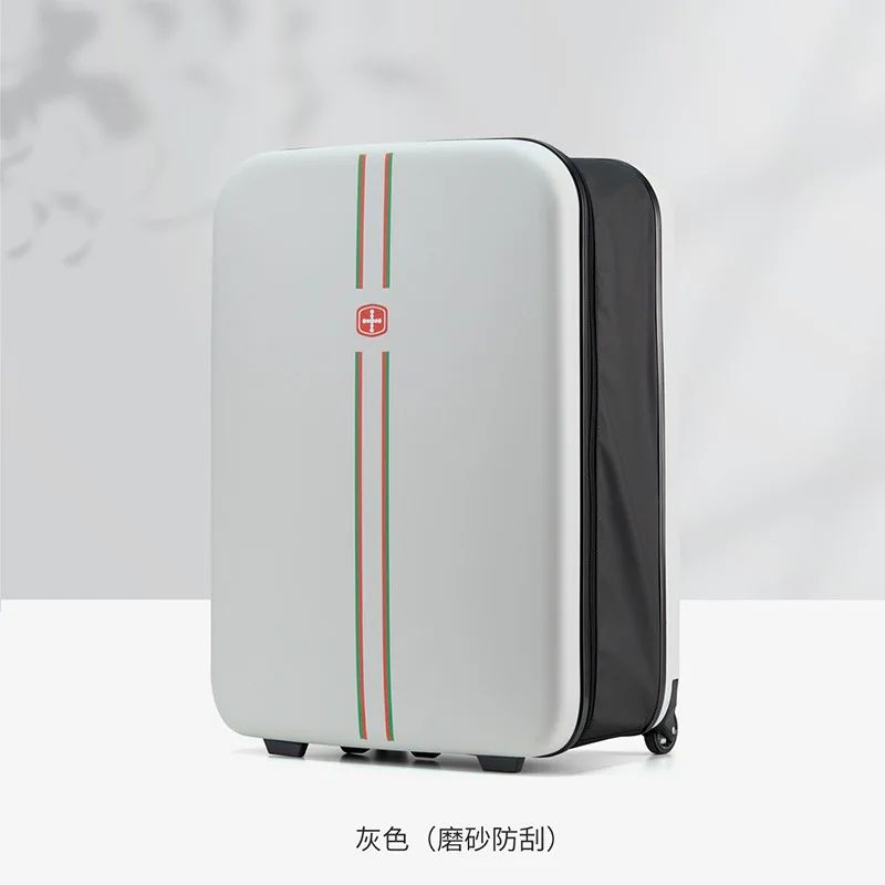 Foldable Upright Luggage Portable Business Travel Suitcase 20/24 Inch - Compact Foldable Carry-On for Easy Storage And Transport