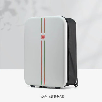 Foldable Upright Luggage Portable Business Travel Suitcase 20/24 Inch - Compact Foldable Carry-On for Easy Storage And Transport
