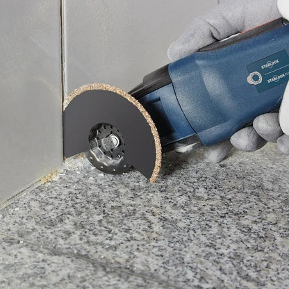 Lâmina de serra oscilante Bosch Starlock ACZ 85 RT3 de metal duro para argamassa + lâminas abrasivas para acessórios de renovação de betão e painéis de cimento