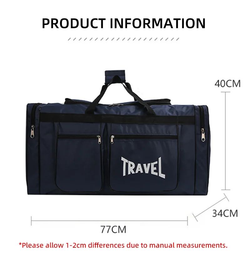 Travel Bag Foldable Large Capacity Waterproof Business Sports Handbags Wear-Resistant Portable Multifunction Duffel Bags mochila