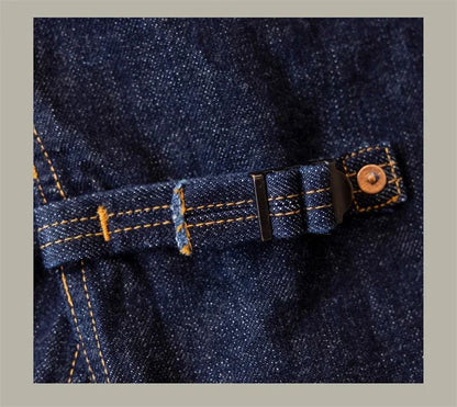 Red Tornado 11MJ Selvedge Denim Jacket Men's Rugged Wear Unlined Western Jean Outerwear