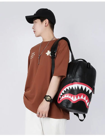 Stylish Men's Plaid Laptop Backpack - 15 Inch Computer Bag for High School College, Durable Casual Daypack Rucksack