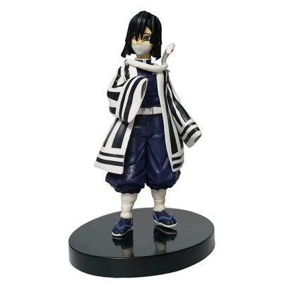 Boneco de Anime Demon Slayer Kimetsu No Yaiba Tanjiro Nezuko Zenitsu Figurine Inosuke Guerreiro Bonecos de Ação Colecionáveis Brinquedo Modelo