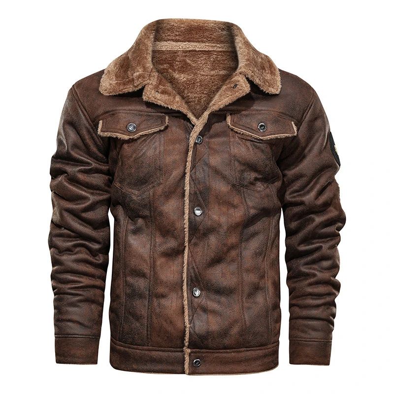 New Slim High Quality Leather Jackets Business Genuine Leather Bomber Jacket Men Real Leather Flights Jacket Black Pilot Coats