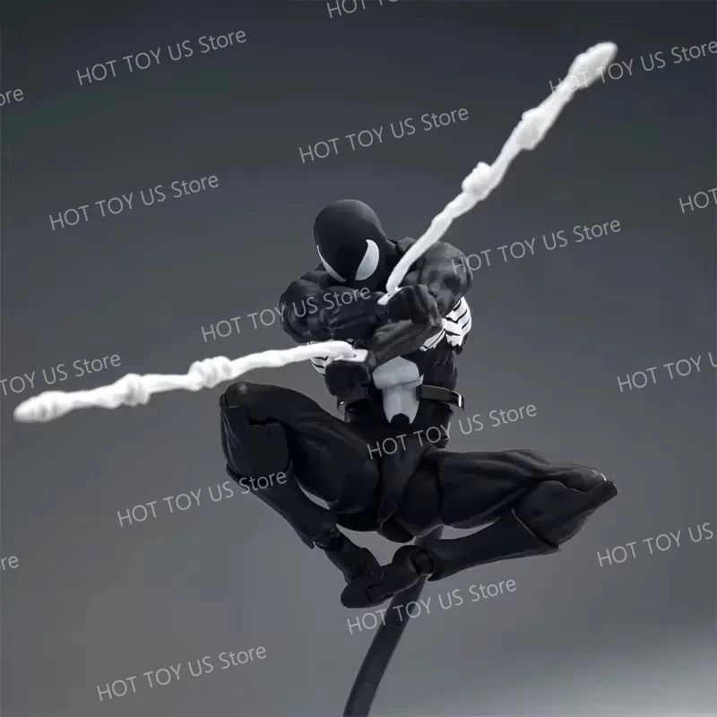 Mess Toys Homem-Aranha Symbiote Homem-Aranha Messtoys Traje Preto Vizinho Aranha Escarlate Anime Boneco de Ação Presentes Brinquedos