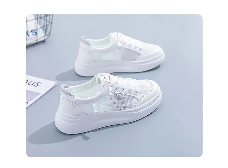 2024 White Tennis Athletic Woman Running Shoes Female Casual Sneaker Sports Comfortable Trend Loafers Skateboard Summer Leather