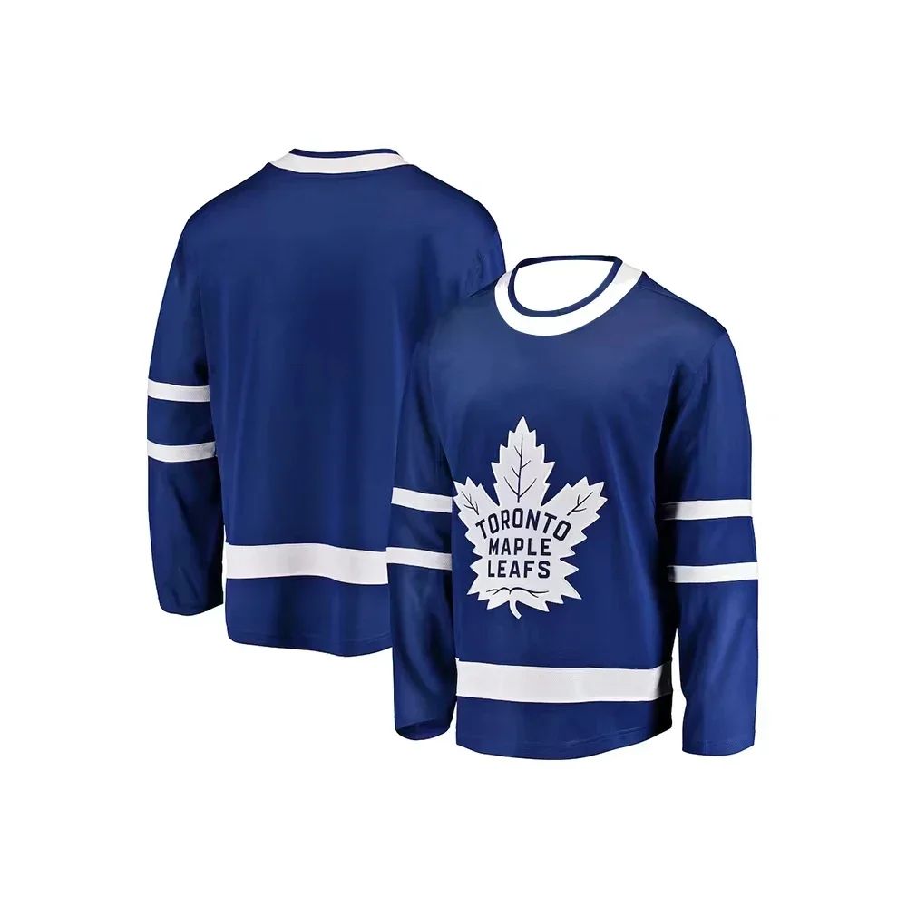 Toronto Ice Hockey Maple Leaf No.34 Long Sleeve T-shirt Men's Sport Training Jersey Breathable Casual Women Tee Kids Clothing