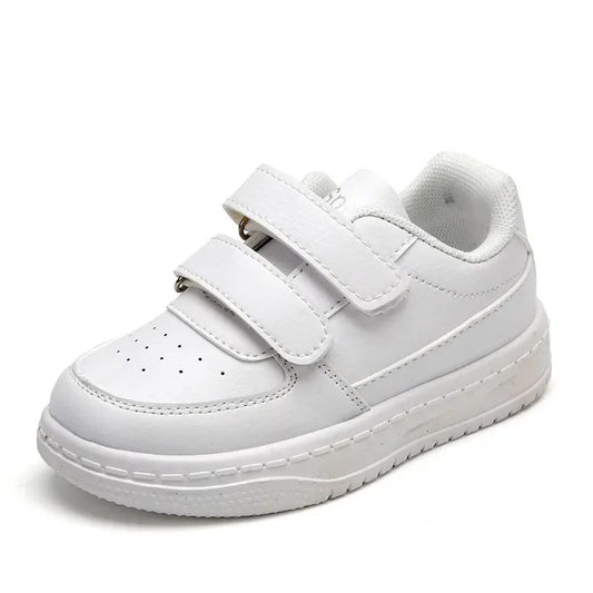 Children's White Shoes Spring and Autumn Kid's Sports Shoes Anti slip Lightweight Boys Board Shoes Soft Sole Baby Casual Shoes