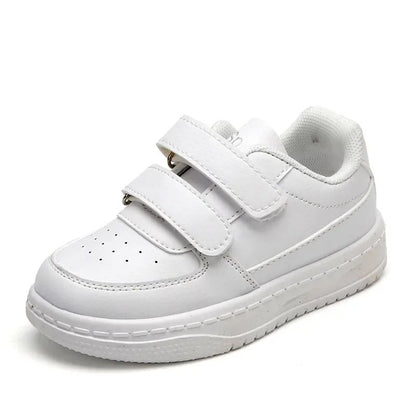 Children's White Shoes Spring and Autumn Kid's Sports Shoes Anti slip Lightweight Boys Board Shoes Soft Sole Baby Casual Shoes