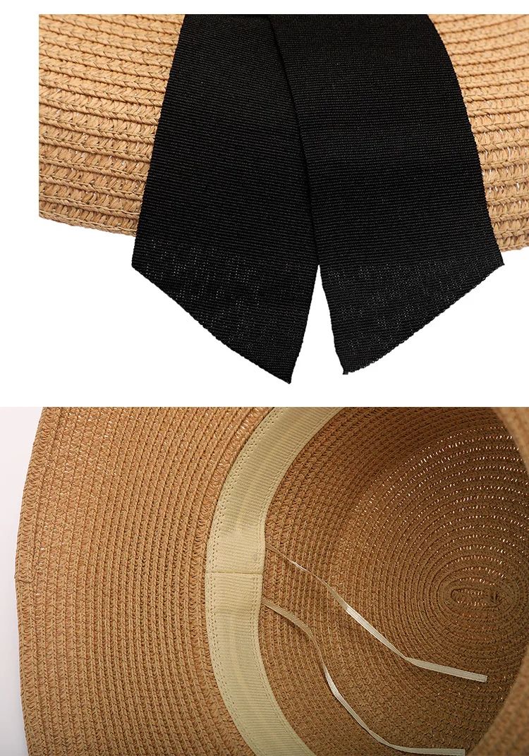 Summer Flat Bonnet, Big Eaves Fisherman Cap, Japanese Hepburn Style, Handmade Women Beach Holiday Fold Temperament Sun Hat