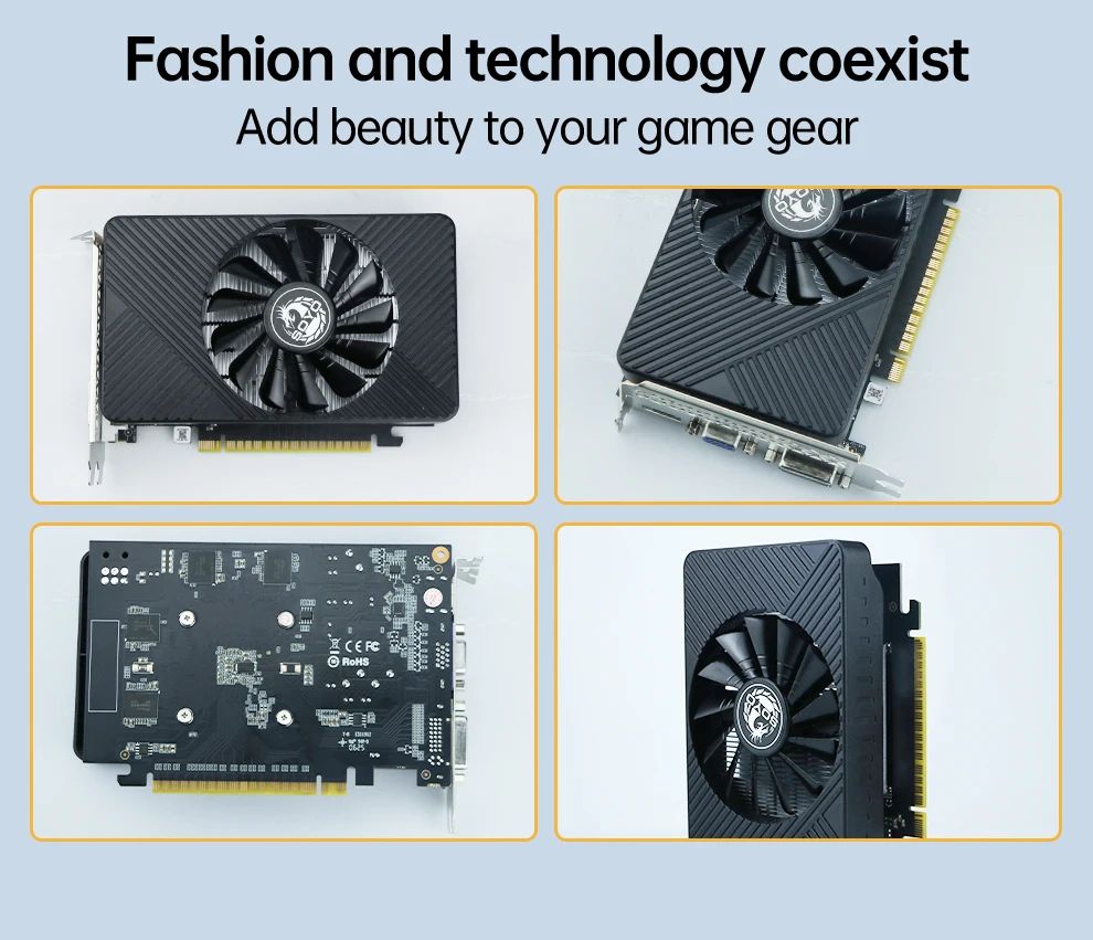 Placa Gráfica SOYO NOVA GPU NVIDIA GTX 750Ti 4G GDDR5 128Bit 28nm PCI-E 3.0 Placa de Vídeo Componente de Computador de Mesa/Escritório GTX750Ti