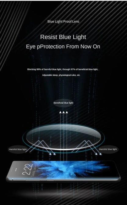 Presbyopia Eyeglasses for Man and Woman Unisex Comfortable Eyewear Ultra Lightweight Anti Blue Light Blocking HD Reading Glasses