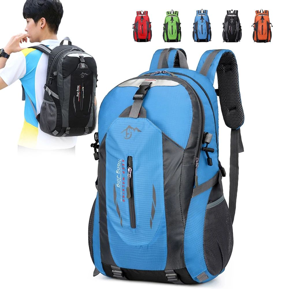 Mochila Esportiva Masculina Feminina Mochila de Viagem ao Ar Livre Impermeável Mochila de Motocicleta Mochila Leve para Trekking Pesca Bolsa de Viagem