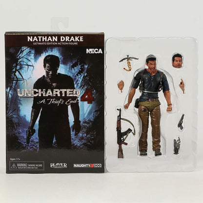 NECA Nathan Drake Uncharted 4 7" Action Figure Ultimate Movie Collection Toy