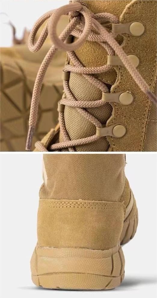 Botas Masculinas de Caminhada ao Ar Livre de Alta Qualidade Botas Táticas de Deserto Masculinas Botas Militares de Combate Masculinas