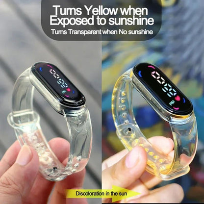 Mario Bros Children's Watches Action Figures Luigi Princess Peach Yoshi Bowser kids Sport Wristband Waterproof Digital Watch Toy