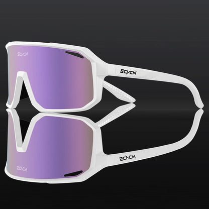 SCVCN Cycling Glasses Bike Mountain Bicycle Hiking Camping Golf UV400 Sunglasses Sport Protection Glasses for Men Women Baseball