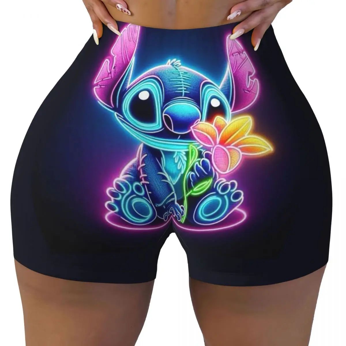 Custom Stitch Cute Movie Running Volleyball Gym Shorts for Women Athletic Workout Yoga Shorts