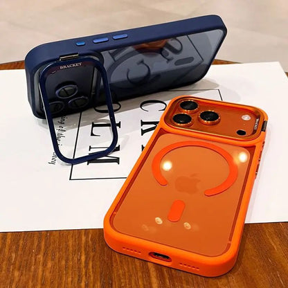 for iPhone 17 Camera Bracket for Magsafe Case for iPhone 17 Pro Max Air Wrist Strap Lens Film ShockProof Wireless Charging Cover