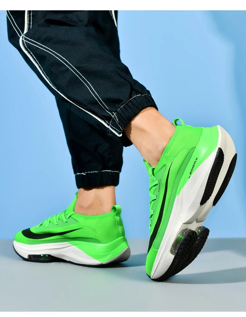 Men Running Shoes Jogging Sneakers Trainer Race Cushioning Outdoor Luxury shoes Mesh Off-road Shoes Breathable Couple Non-Slip