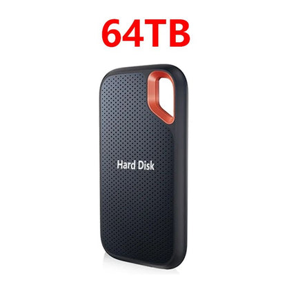 Disco Rígido de Alta Velocidade 1TB Disco Rígido Externo 2TB Disco Rígido Original 128TB USB3.1 SSD Plug-and-play para PC/Laptop/Mac/Celular