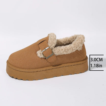 2024 New Winter Flat Shoes Women's Snow Boots Plush Warm Winter Thick Fashion  Women's Boots