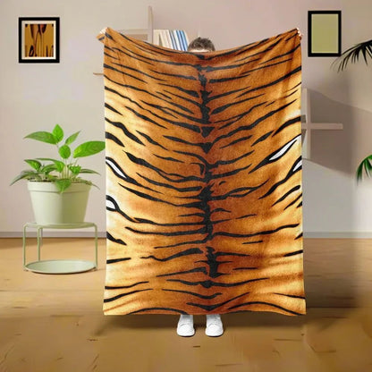 Cow pattern Blanket Flannel Blanke Bed Sofa Travel Camping Super Soft Cozy Plush Blanket Cheetah Print Blanket for All Seasons