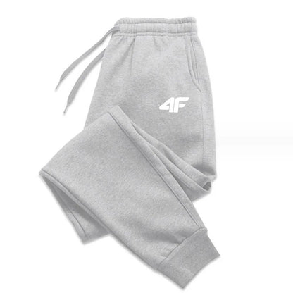 4F Men's Creativity Printed Jogging Pants, Fitness Joggers, Running Pants, Training Sport Trousers, Sportswear Sweatpants,