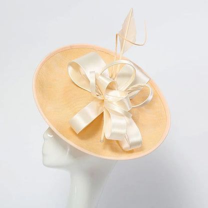 Wedding Mesh Fascinators for Women Tea Party Hat Kentucky Derby Headpiece Feather Fancy Hats Wedding Church Hatinator Headband