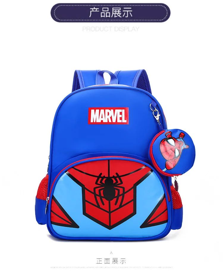 Novas Mochilas Escolares Infantis Meninos Meninas Homem-Aranha Desenho Animado Mochilas Infantis para Jardim de Infância Mochilas Ortopédicas para Crianças de 4 a 13 Anos