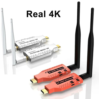 1080p 4K Wireless HDMI Extender Audio Video Transmitter Receiver Display Adapter 50m 100m 150m Share for Camera PC Laptop To TV