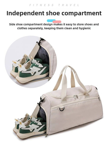 Unisex sports fitness Handbag large capacity dry wet separation swimming bag short distance business trip hand-held travel bag