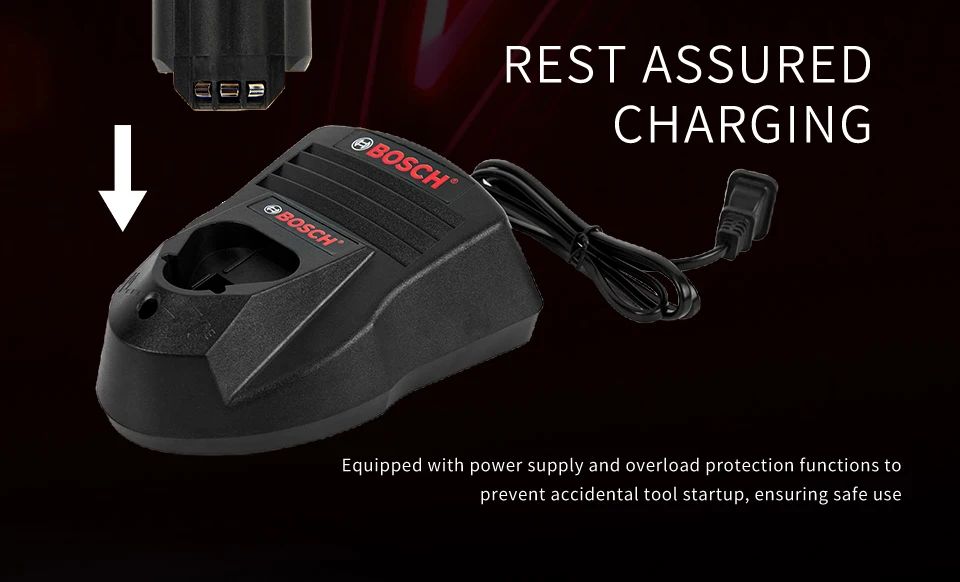 Bosch GSB-12-V30 Furadeira Elétrica a Bateria Parafusadeira Profissional de Impacto Pesado Sem Fio Multifuncional para Uso Doméstico