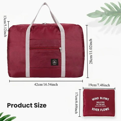 Foldable Travel Bag for Women and Men Lightweight Large Capacity Sports Weekend Trip for Airlines Suitcases and Travel Bags
