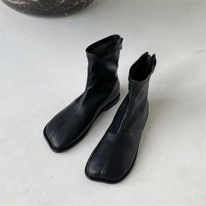 Woman Elastic Boots Fashion Ladies Thick Bottom Ankle Luxury Designer Female Boots  Nre Autumn Winter Women's Chelsea Boots 2024