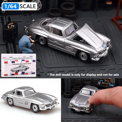 Bburago 1:64 Porsche 911 GT2 Lamborghini Ferrari SP3 812 1959 Cadillac Miniatura de Carro de Liga Fundida Brinquedo de Coleção Presentes