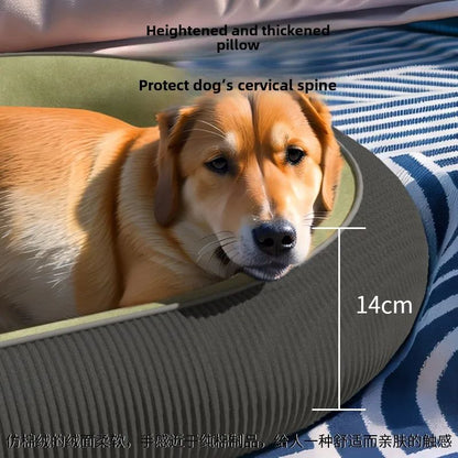 Cama para Pet Quentinha de Inverno para Cães e Gatos Pequenos e Médios, Macia, Grossa, Lavável, Sofá, Almofada, Acessórios para Cães